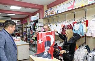 Başkan Kılıç, 99’uncu yıl heyecanını esnafla...