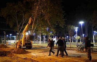 Başkan Kılınç, Demokrasi Parkındaki çalışmaları...