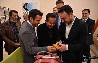 Başkan Yazıcı, İSTKA genel sekreteri Erkam Tüzgen...