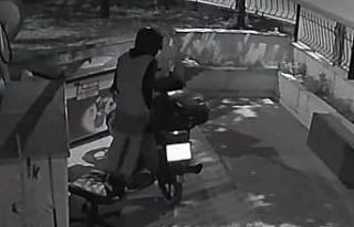 Başkentteki motosiklet hırsızları kamerada