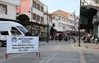 Battalgazi sokaklarında yenileme çalışmaları...