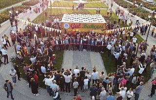 Battalgazi’de gül bahçesi hizmete açıldı