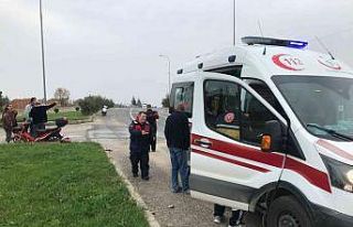 Bilecik’te kamyon ile motosikletin çarpışması...