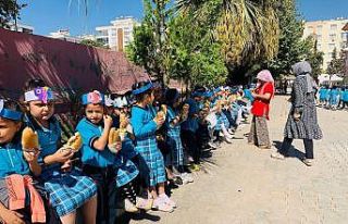 Birecik’te bin öğrenciye balık ekmek