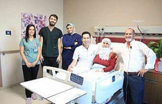 Böbreğinde 8 santimlik tümör bulunan hasta Şehir...