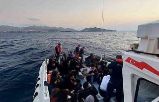 Bodrum’da 32 düzensiz göçmen kurtarıldı