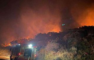 Bodrum’da alevli gece