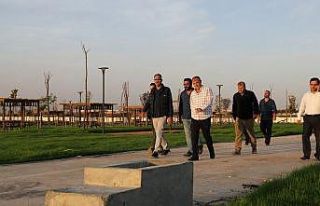 Bölgenin en büyük millet bahçesinde sona doğru