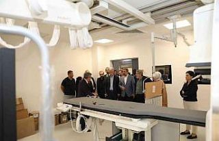 Bölgenin en büyük sağlık kompleksi olacak hastanede...