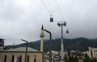 Boztepe’de sis manzarası