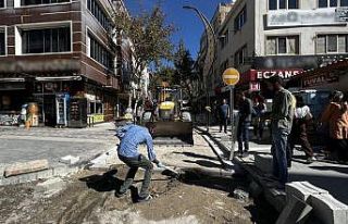 Buhara Caddesinde çalışmalar devam ediyor