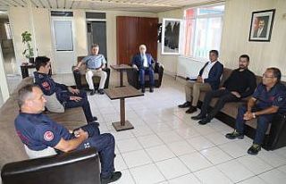 Burhaniye’de itfaiyeciler unutulmadı