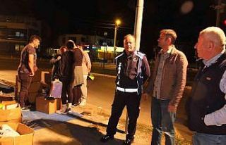 Burhaniye’de izinsiz pazarlamacıya zabıta engeli