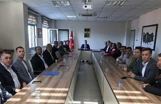 Burhaniye’de Mahalle Muhtarları toplantısı yapıldı