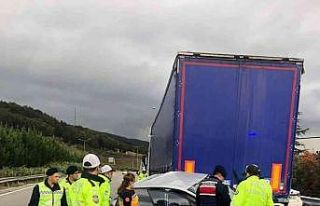 Bursa’da yağışlı hava kazayı beraberinde getirdi:...