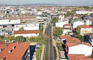 Büyükşehir o caddeyi yeni yüzüne kavuşturdu