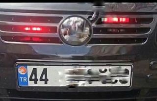 Çakar lamba bulunan araçlara ceza