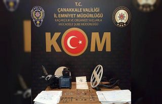 Çanakkale’de tarihi eser kaçakçılığı operasyonu