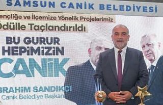 Canik Belediyesi’ne 3 yılda 3 ödül