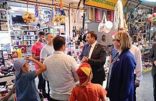 Canpolat esnaf odaları ve çarşı esnafıyla bir...