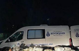 Cenaze değil, uyuşturucu taşıyor