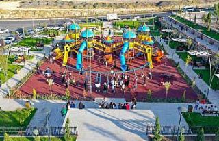 Cevher Dudayev Mahallesi’nde yeni park göz kamaştırıyor