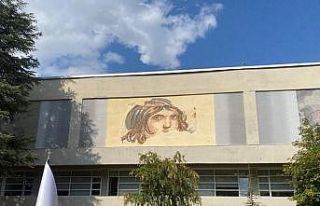 Çingene kızı mozaiği, Hacettepe Üniversitesi...