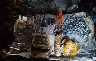 Cudi Dağı’nda terör örgütüne ait mühimmat...