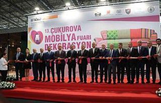 Çukurova Mobilya Dekorasyon Fuarı açıldı