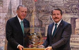 Cumhurbaşkanı Erdoğan, ILC heyetini kabul etti