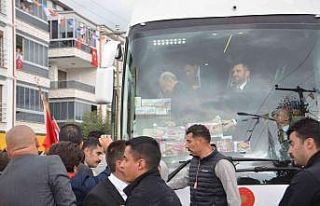 Cumhurbaşkanı Erdoğan’a coşkulu karşılama