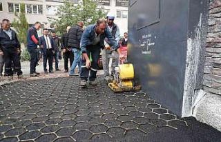 Cumhuriyet Caddesi’nde bakım çalışmaları