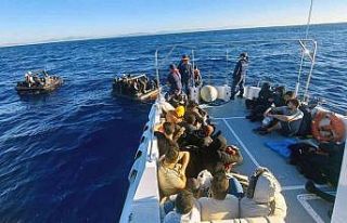 Datça’da 64 düzensiz göçmen yakalandı