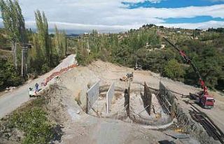 Demirci AAT’de betonarme imalatlar devam ediyor