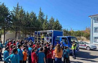 Denizli’de emniyet kemerinin önemi 90 okulda anlatılacak