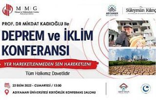 Deprem ve iklim konferansı düzenlenecek