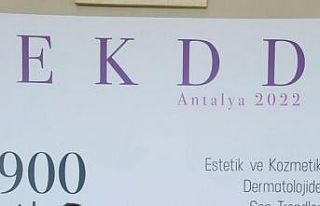 Dermatoloji ve medikal estetik bu kongrede görüşülüyor
