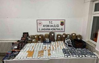 Didim’de çok sayıda kaçak sigara ele geçirildi