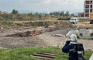 Düzce’de doğal gaz boru hattında patlama meydana...