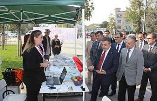 Düzce’de sağlık sokağı kuruldu