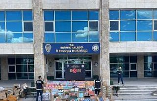 Edirne’de tırda kaçak 16 bin elektronik sigara...