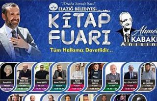 Elazığ Belediyesi Kitap Fuarı 8 Ekim’de başlıyor