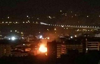 Elazığ’da çatı yangını