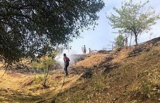 Elektrik tellerinden çıkan yangın kontrol altına...