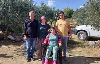 Engelli arabasıyla artık sokaklarda dolaşabilecek