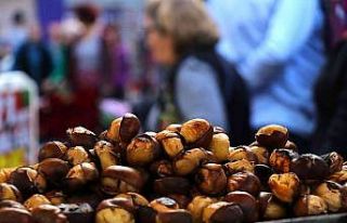 Erzincan’da kışın habercisi kestaneciler ocaklarını...