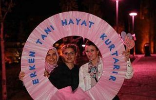 Erzurum’da meme kanserine dikkat çektiler