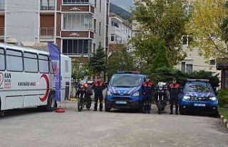 Esenköy’de jandarmadan kan bağışı kampanyasına...