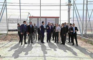 Eskişehir ve Konya protokolü Mahmudiye’de bulunan...