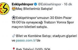 Eskişehirsporlular bu sezon ilk kez kale arkasından...